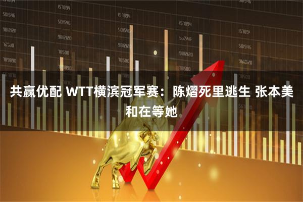 共赢优配 WTT横滨冠军赛：陈熠死里逃生 张本美和在等她